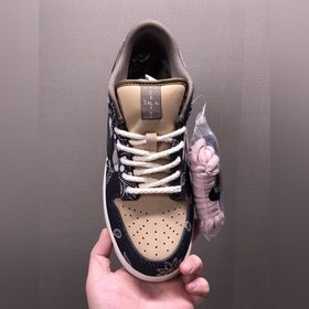 NIKE Travis Scott x NK SB Dunk Low Cashew Flower TS совместная ог