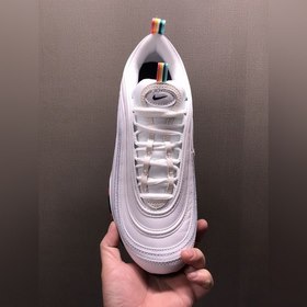 Nk Air Max 97 SE Nike Bullet Rainbow Color Air Cushion Running Sh