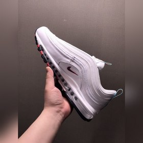 Nk Air Max 97 SE Nike Bullet Rainbow Color Air Cushion Running Sh