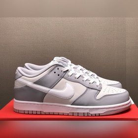 Nk Dunk Low Retro «Grey White» в стильном сером цвете с SB-застеж