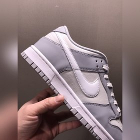 Nk Dunk Low Retro «Grey White» в стильном сером цвете с SB-застеж