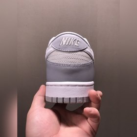 Nk Dunk Low Retro «Grey White» в стильном сером цвете с SB-застеж