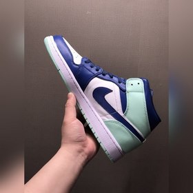Air Jordan 1 Mid AJ1 Джо 1 Баскетбольные кроссовки 554724-413 Раз