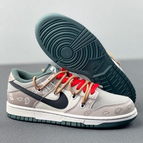 Nike Dunk Low Retro Деконструкция Коричневый Верхняя часть обуви 