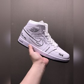 Air Jordan 1 Mid AJ1 Джордан 1 средняя высота баскетбольные кросс