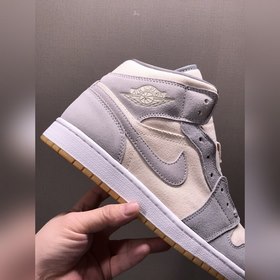 Air Jordan 1 Mid AJ1 Джо 1 Кокосовый цвет Средние баскетбольные к