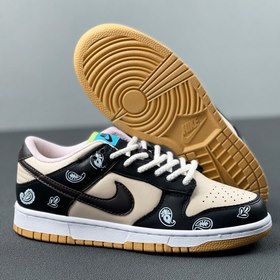 Nike Dunk Low Cashew Black Цветовая гамма Корпус обуви выполнен в