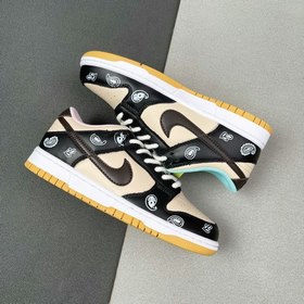 Nike Dunk Low Cashew Black Цветовая гамма Корпус обуви выполнен в