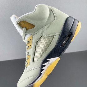 Air Jordan 5 «Jade Horizon» Цветовая гамма «матча и сакура»  Ра