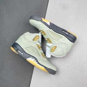 Air Jordan 5 «Jade Horizon» Цветовая гамма «матча и сакура»  Ра