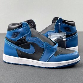 Air Jordan 1 Черный-синий 2.0  Размер： 40,5-47,5