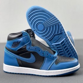 Air Jordan 1 Черный-синий 2.0  Размер： 40,5-47,5