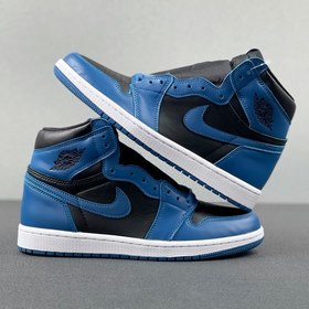 Air Jordan 1 Черный-синий 2.0  Размер： 40,5-47,5