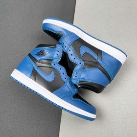 Air Jordan 1 Черный-синий 2.0  Размер： 40,5-47,5