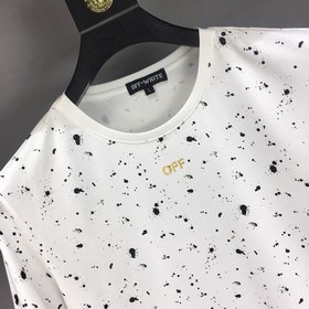 OFF WHITE Круглый вырез, короткий рукав, футболка для пар Импортн