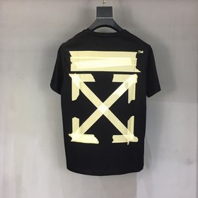 OFF WHITE Круглый вырез, короткий рукав, футболка для пар Импортн