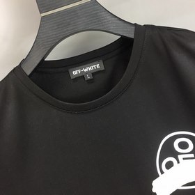 OFF WHITE Круглый вырез, короткий рукав, футболка для пар Импортн