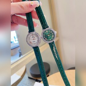 Женские часы Omega  Импортный кварцевый механизм Диаметр 28 мм,