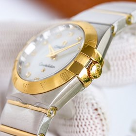 Женские часы Omega Constellation 27 мм с кварцевым механизмом 1. 