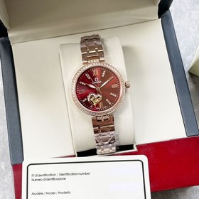 Омига Элегантные женские часы Модные механические часы для женщ