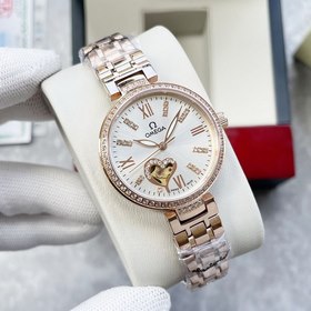 Омига Элегантные женские часы Модные механические часы для женщ