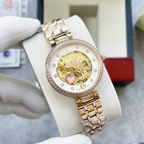 Омига Элегантные женские часы Модные механические часы для женщ
