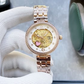 Омига Элегантные женские часы Модные механические часы для женщ