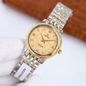 Часы Omega De Ville Lady с циферблатом диаметром 27,4 мм.  Оснащ