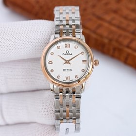 Часы Omega De Ville Lady с циферблатом диаметром 27,4 мм.  Оснащ
