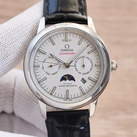 Многофункциональные механические часы Omega С импортным многофунк