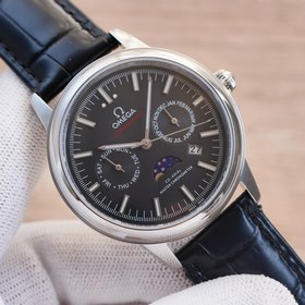 Многофункциональные механические часы Omega С импортным многофунк
