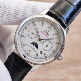 Многофункциональные механические часы Omega С импортным многофунк