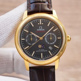 Многофункциональные механические часы Omega С импортным многофунк