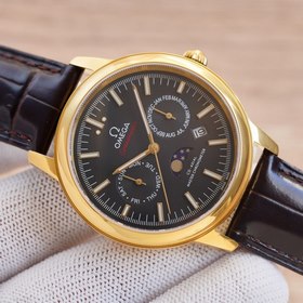 Многофункциональные механические часы Omega С импортным многофунк