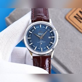 Omega Мужские часы с тремя стрелками календарем Сверхмощная люмин