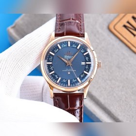 Omega Мужские часы с тремя стрелками календарем Сверхмощная люмин
