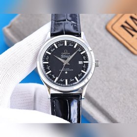 Omega Мужские часы с тремя стрелками календарем Сверхмощная люмин