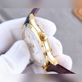 Omega Мужские часы с тремя стрелками календарем Сверхмощная люмин