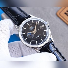 Omega Мужские часы с тремя стрелками календарем Сверхмощная люмин