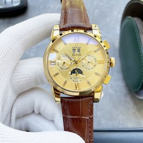 Omega Элитные мужские часы Многофункциональный дизайн Элегантный,