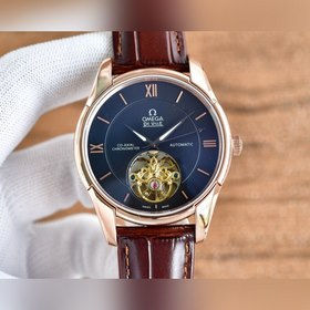 Мужские часы Omega с большим балансовым колесом и фазой Луны Маст