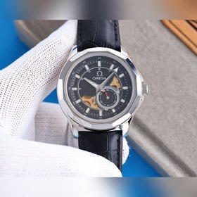 Новый дизайн Omega с тремя стрелками двойным календарем для мужчи