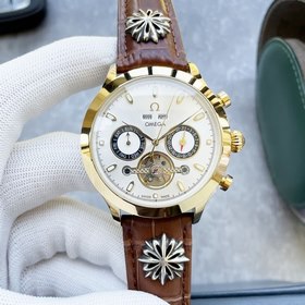 Мужские часы Omega. Многофункциональный дизайн. . Элегантный и ве