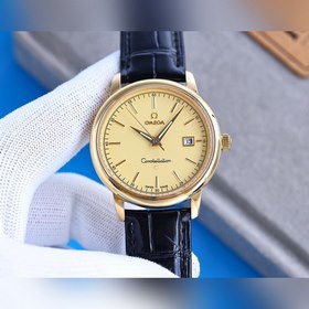 Часы Omega De Ville. Изящный и тонкий корпус в сочетании с лакони