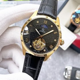Мужские часы Omega с большим балансовым колесом и фазой Луны Маст