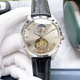 Мужские часы Omega с большим балансовым колесом и фазой Луны Маст