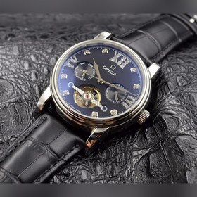 Многофункциональные мужские часы Omega Ремешок： кожаный ремешок и