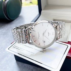 Элегантные мужские часы Omega, классический дизайн с тремя стрелк