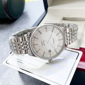 Элегантные мужские часы Omega, классический дизайн с тремя стрелк