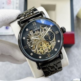 Omega Элитный мужской часы с впечатляющим ажурным дизайном Масте